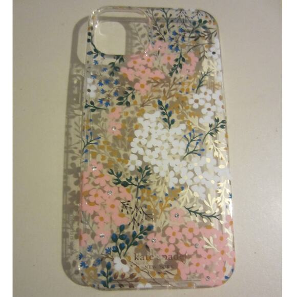 Kate Spade New York Floral Clear Phone Case iPhone 14 Protective Cover - Picture 1 of 5